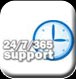 24 X 7 Sales & Technical Support